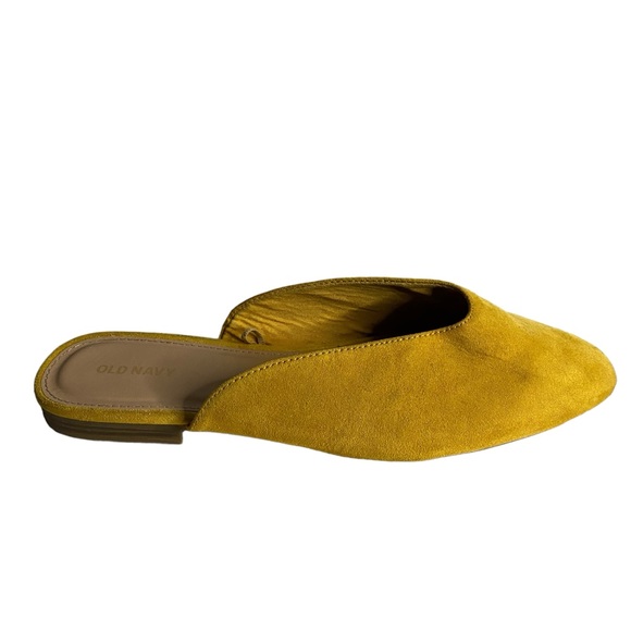 Old Navy Women's Mustard Yellow Round Toe Mule - Picture 2 of 8
